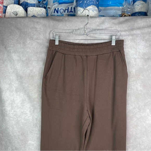 Nuuds Terry Knit Wideleg Pull On Sweatpants In Brown Size M - Picture 7 of 8
